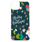 Merry Christmas, Happy New Year, Christmas Seamless Texture iPhone 15 TPU UV Print Case Front