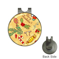 Merry Christmas, New Year Backgrounds, Happy New Year Hat Clips With Golf Markers by kyorashop23