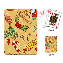 Merry Christmas, New Year Backgrounds, Happy New Year Playing Cards Single Design (rectangle)