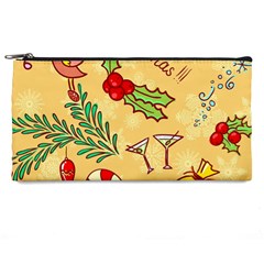 Merry Christmas, New Year Backgrounds, Happy New Year Pencil Case by kyorashop23