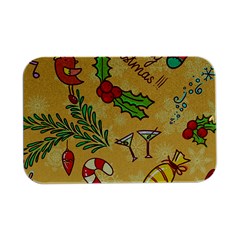 Merry Christmas, New Year Backgrounds, Happy New Year Open Lid Metal Box (silver)  