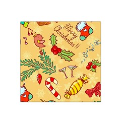 Merry Christmas, New Year Backgrounds, Happy New Year Satin Bandana Scarf 22  X 22  by kyorashop23