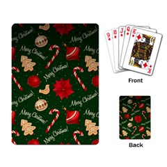 Merry Christmas Playing Cards Single Design (rectangle)