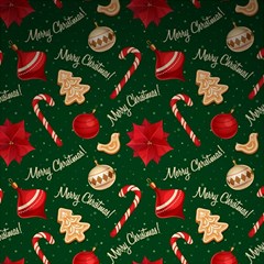 Merry Christmas Play Mat (square) by kyorashop23