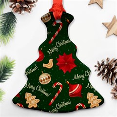 Merry Christmas Christmas Tree Ornament (Two Sides)