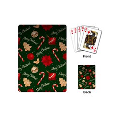 Merry Christmas Playing Cards Single Design (mini)