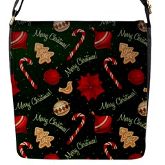 Merry Christmas Flap Closure Messenger Bag (s)