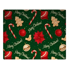 Merry Christmas Premium Plush Fleece Blanket (large)