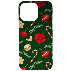 Merry Christmas Iphone 15 Pro Max Black Uv Print Pc Hardshell Case by kyorashop23