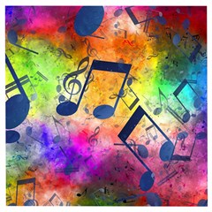 Music Texture, Grunge Music Background Wooden Puzzle Square