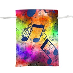 Music Texture, Grunge Music Background Lightweight Drawstring Pouch (xl) by kyorashop23