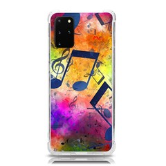 Music Texture, Grunge Music Background Samsung Galaxy S20 Plus 6 7 Inch Tpu Uv Case by kyorashop23