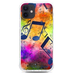 Music Texture, Grunge Music Background Iphone 12/12 Pro Tpu Uv Print Case by kyorashop23