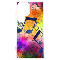 Music Texture, Grunge Music Background Samsung Galaxy S24 Plus 6 7 Inch Tpu Uv Case by kyorashop23