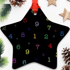 Numbers, Math, Keyboard Ornament (star)