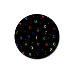 Numbers, Math, Keyboard Magnet 3  (round) by kyorashop23