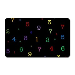 Numbers, Math, Keyboard Magnet (rectangular) by kyorashop23