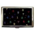 Numbers, Math, Keyboard Cigarette Money Case Front