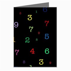 Numbers, Math, Keyboard Greeting Card by kyorashop23