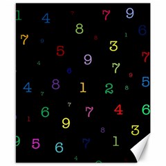 Numbers, Math, Keyboard Canvas 8  X 10  by kyorashop23