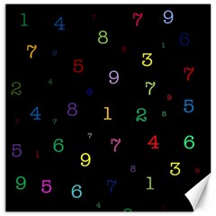 Numbers, Math, Keyboard Canvas 12  X 12  by kyorashop23