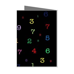 Numbers, Math, Keyboard Mini Greeting Cards (pkg Of 8)