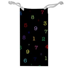 Numbers, Math, Keyboard Jewelry Bag