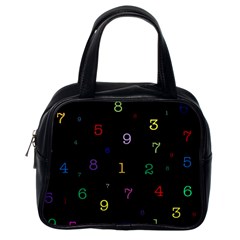 Numbers, Math, Keyboard Classic Handbag (one Side) by kyorashop23