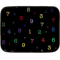 Numbers, Math, Keyboard Fleece Blanket (mini) by kyorashop23