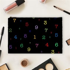 Numbers, Math, Keyboard Cosmetic Bag (large) by kyorashop23