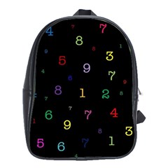 Numbers, Math, Keyboard School Bag (large) by kyorashop23