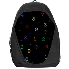 Numbers, Math, Keyboard Backpack Bag by kyorashop23