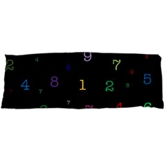 Numbers, Math, Keyboard Body Pillow Case (dakimakura) by kyorashop23