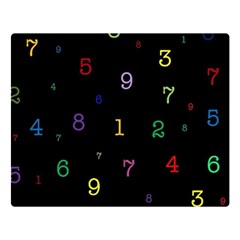 Numbers, Math, Keyboard Two Sides Premium Plush Fleece Blanket (large) by kyorashop23