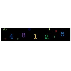 Numbers, Math, Keyboard Large Premium Plush Fleece Scarf 