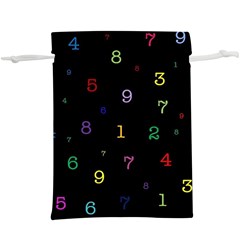 Numbers, Math, Keyboard Lightweight Drawstring Pouch (xl) by kyorashop23