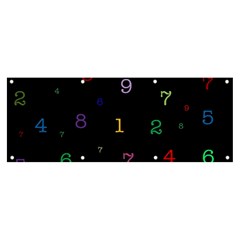 Numbers, Math, Keyboard Banner And Sign 8  X 3  by kyorashop23