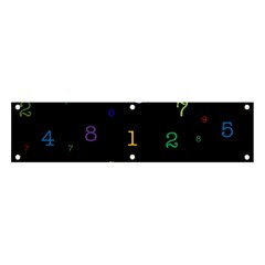 Numbers, Math, Keyboard Banner And Sign 4  X 1  by kyorashop23