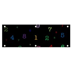 Numbers, Math, Keyboard Banner And Sign 6  X 2  by kyorashop23