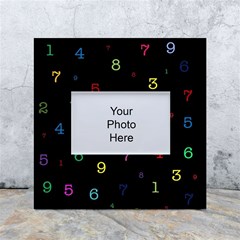 Numbers, Math, Keyboard White Box Photo Frame 4  X 6  by kyorashop23