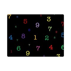 Numbers, Math, Keyboard Premium Plush Fleece Blanket (mini) by kyorashop23