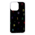 Numbers, Math, Keyboard iPhone 14 Pro Max TPU UV Print Case Front