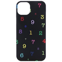 Numbers, Math, Keyboard Iphone 15 Pro Black Uv Print Pc Hardshell Case