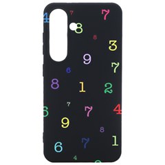 Numbers, Math, Keyboard Samsung Galaxy S24 6 2 Inch Black Tpu Uv Case