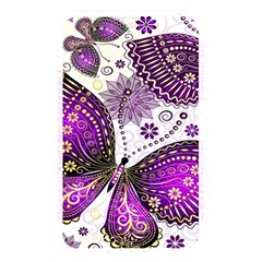 Purple Butterflies, Abstract, Floral, Flowers Memory Card Reader (rectangular) by kyorashop23