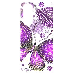 Purple Butterflies, Abstract, Floral, Flowers Samsung Galaxy S24 Plus 6 7 Inch Black Tpu Uv Case by kyorashop23