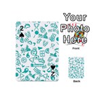 Real Madrid, Background, Pattern, Sport Playing Cards 54 Designs (Mini) Front - Spade2