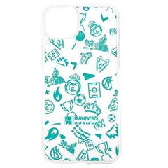 Real Madrid, Background, Pattern, Sport Iphone 15 Tpu Uv Print Case by kyorashop23