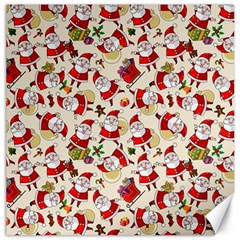 Santa Claus Patterns, Christmas Decorations Canvas 16  X 16 