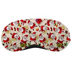 Santa Claus Patterns, Christmas Decorations Sleep Mask by kyorashop23